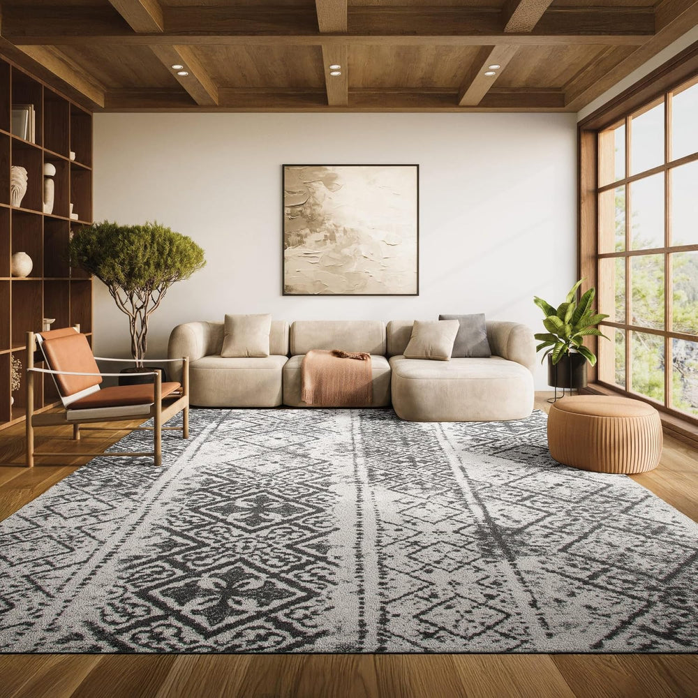 SAFAVIEH Adirondack Collection X-Large Area Rug - 11' x 15', Silver &...
