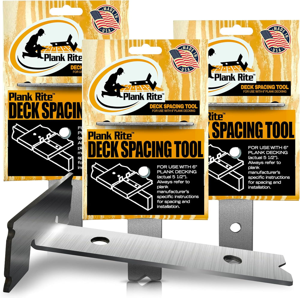 Steel Deck Spacing and Fastening Tool 3 Pack for Use with 5-1/2 Inch Deck Boa...