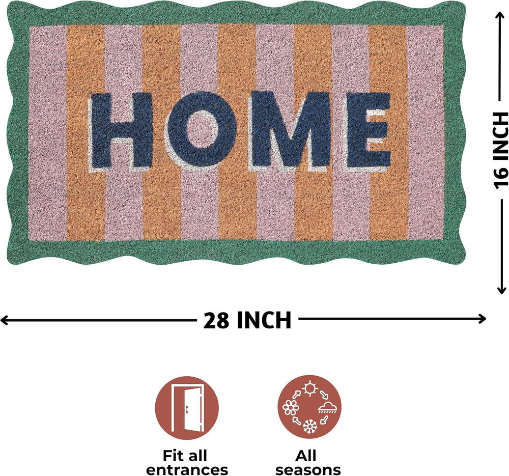 Folkulture Door Mat, Welcome Mat Outdoor Doormats for Home - 16" x 28"