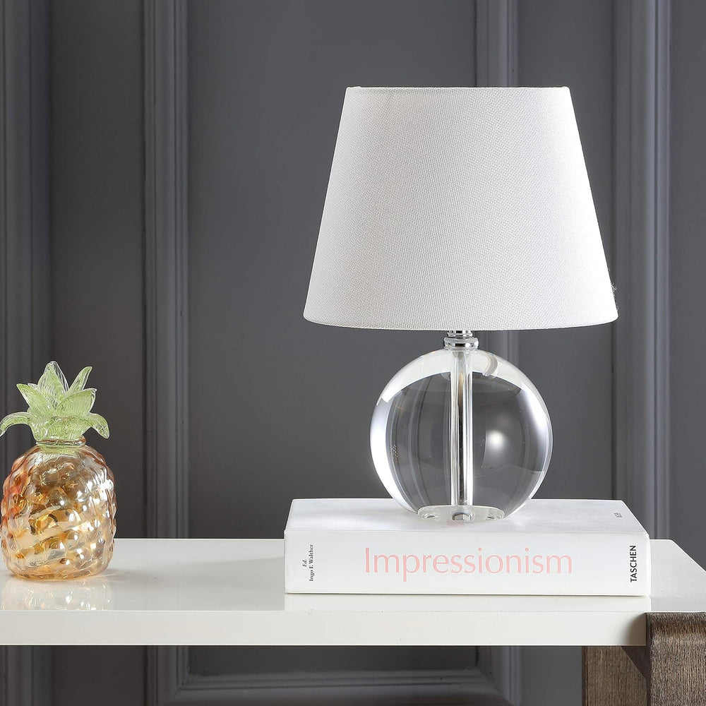 SAFAVIEH Lighting Collection Mable Modern Glam Clear Crystal 14-inch Bedroom ...