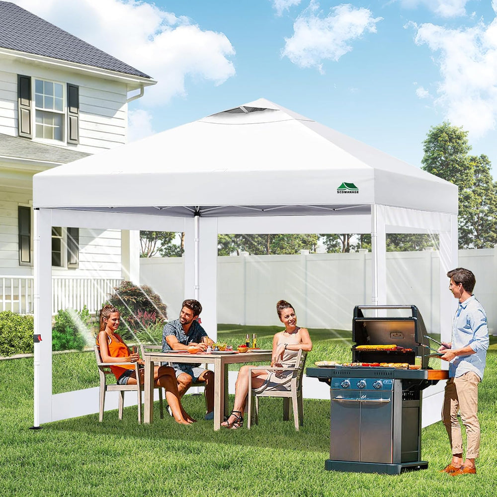Clear Canopy Sidewalls for 10x10 Pop Up Tent, White