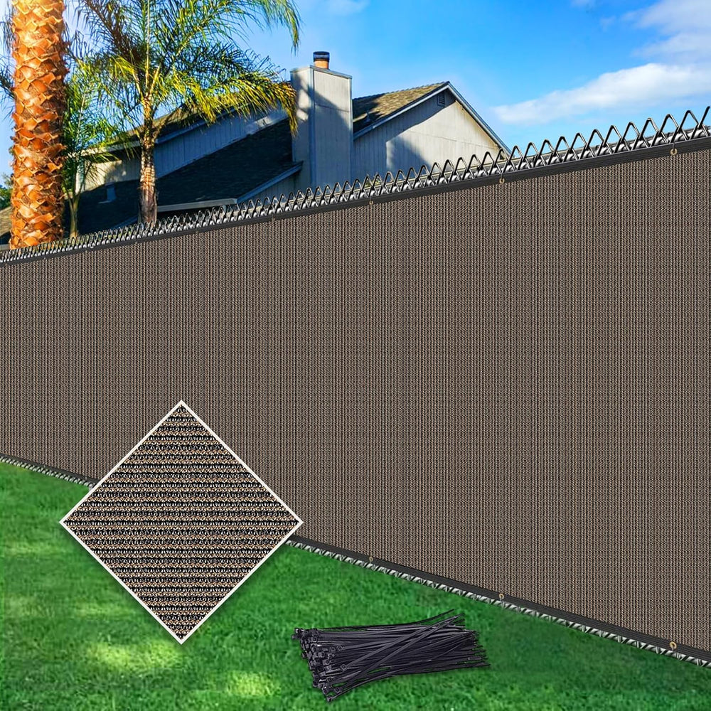 5ftx50ft Fence Privacy Screen Heavy Duty 170 GSM Windscreen & Dustproof F...