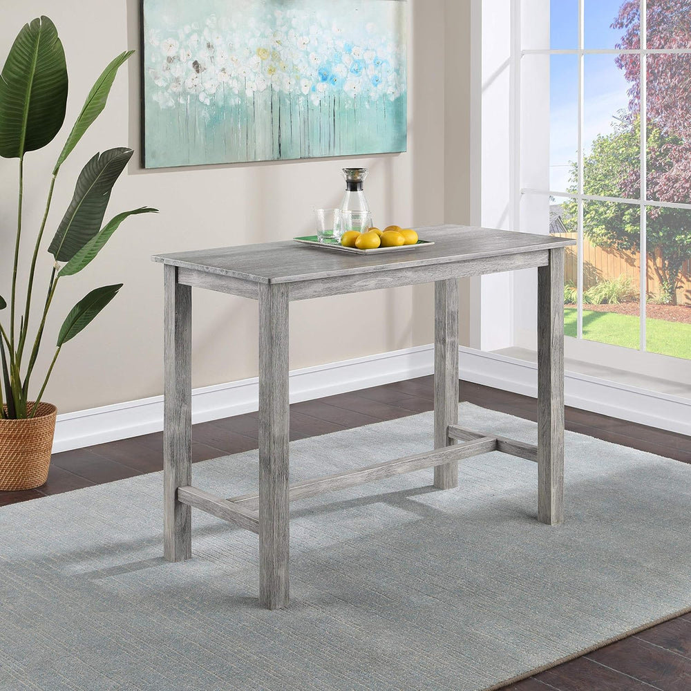 Boraam Sonoma Pub Table - Storm Gray Wire-Brush