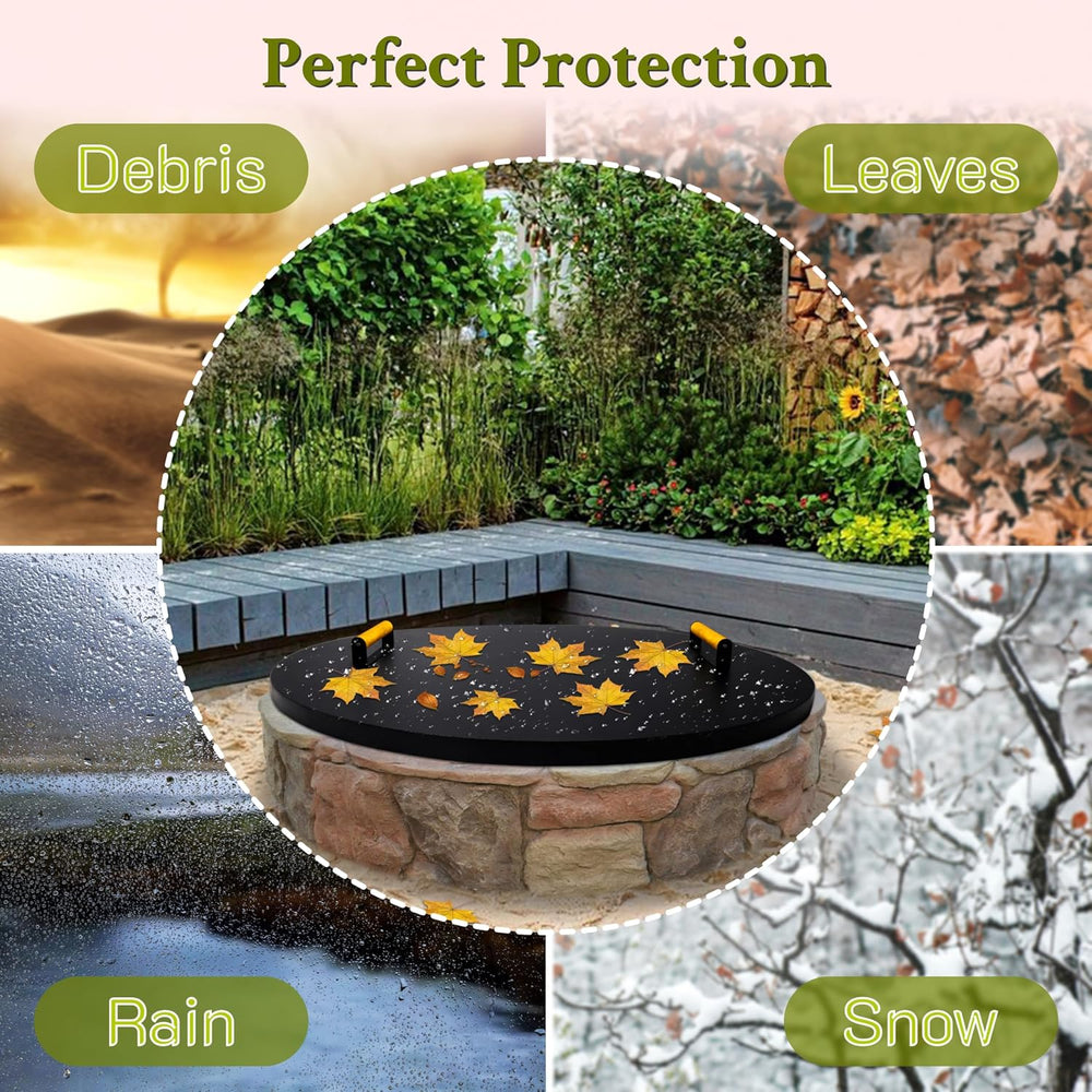 FEBTECH - Fire Pit Lid 38 Inch - Powder Coated 16 Gauge
