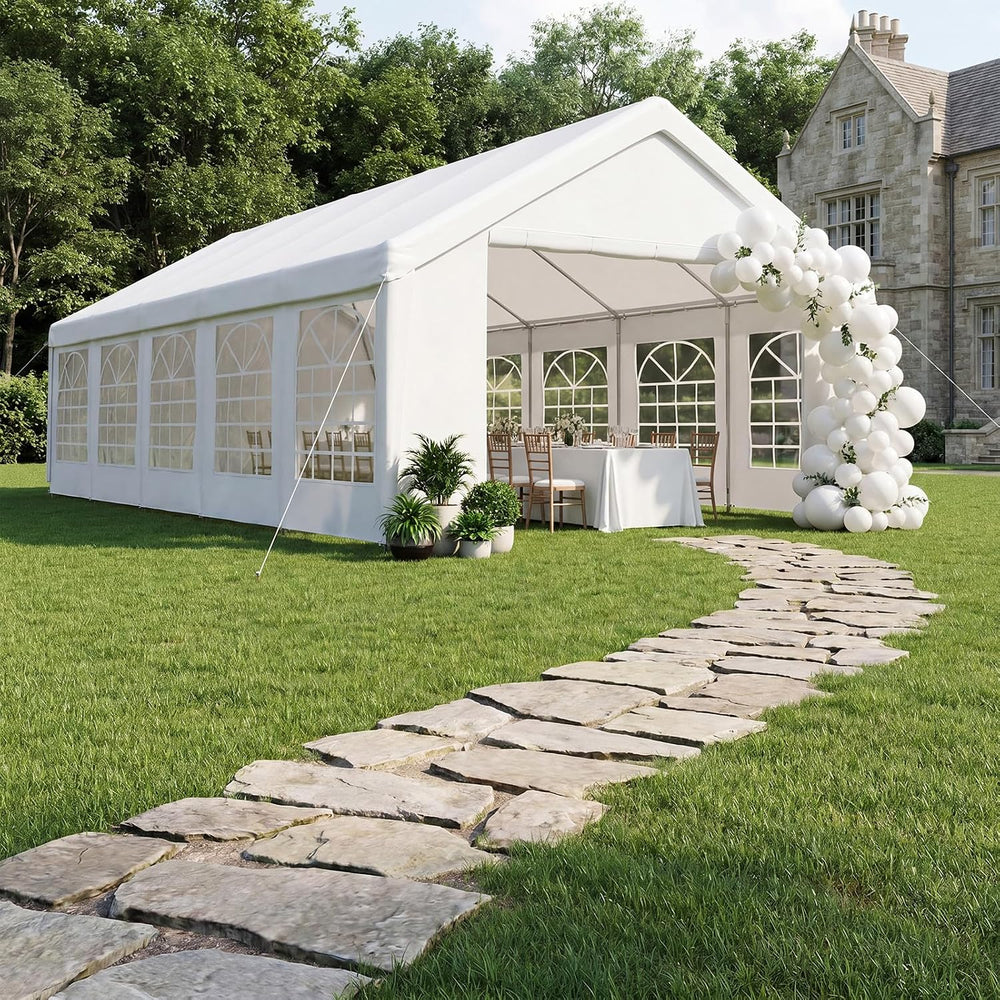 Aoxun 32x16 Party Tent,Heavy-Duty Canopy Tents for Parties Weddings Events