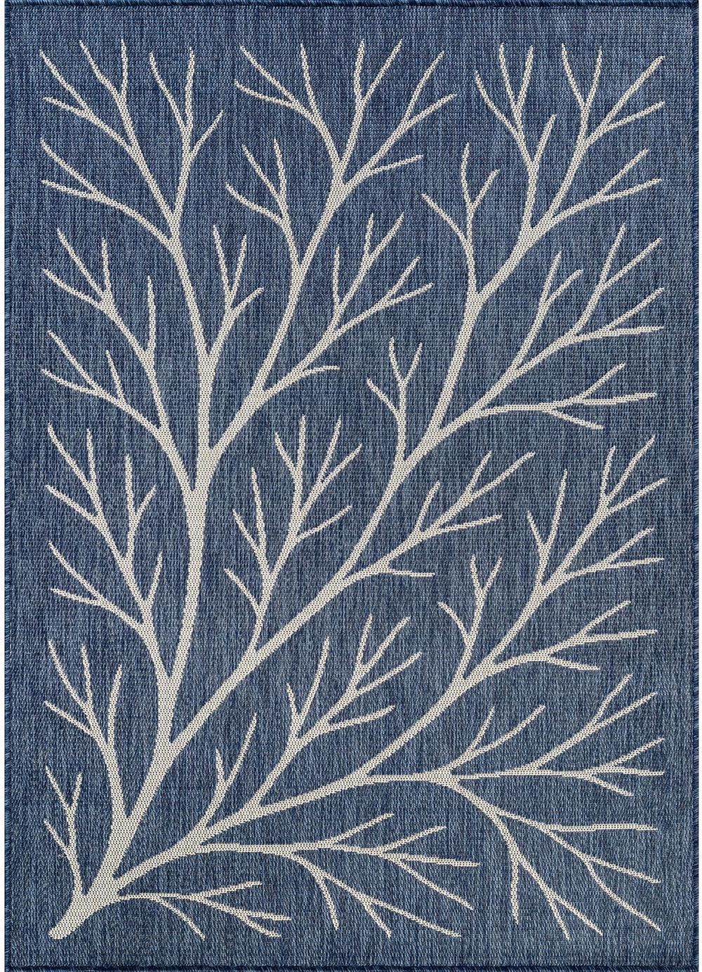 Washable Indoor Outdoor Rug 8x10 Modern Area Rugs Branch Pattern Non Shedding...