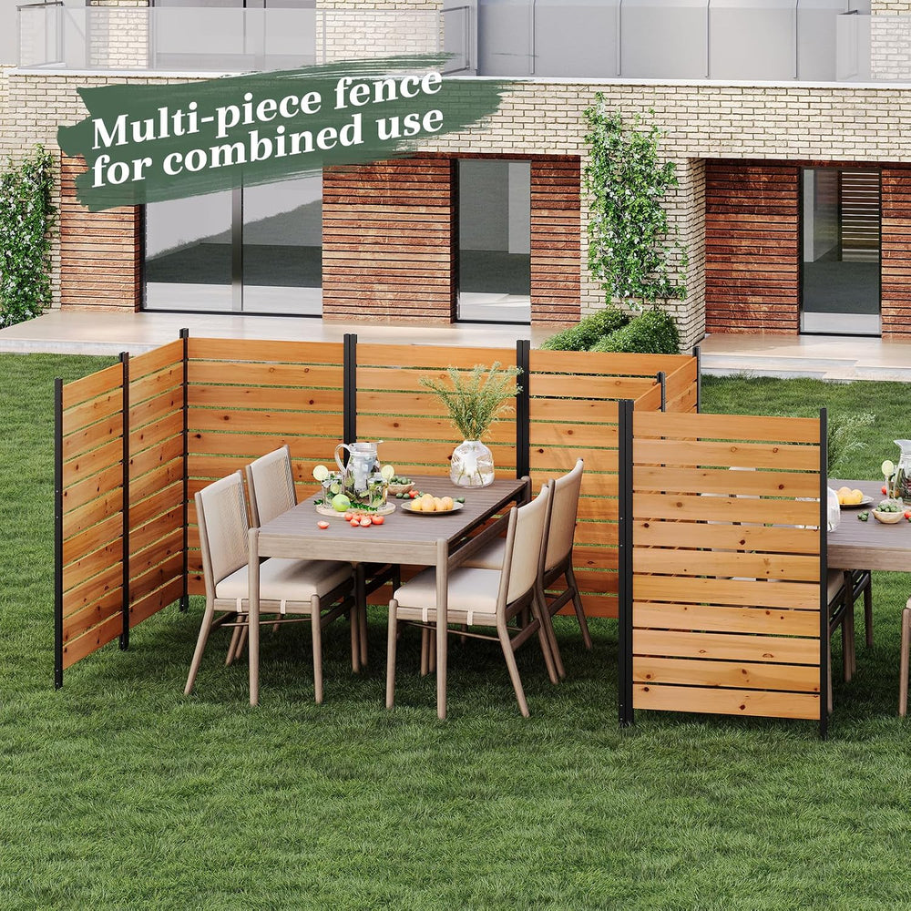 Privacy Fence Screen Outdoor Freestanding Decorative Patio Air Conditioner Fe...
