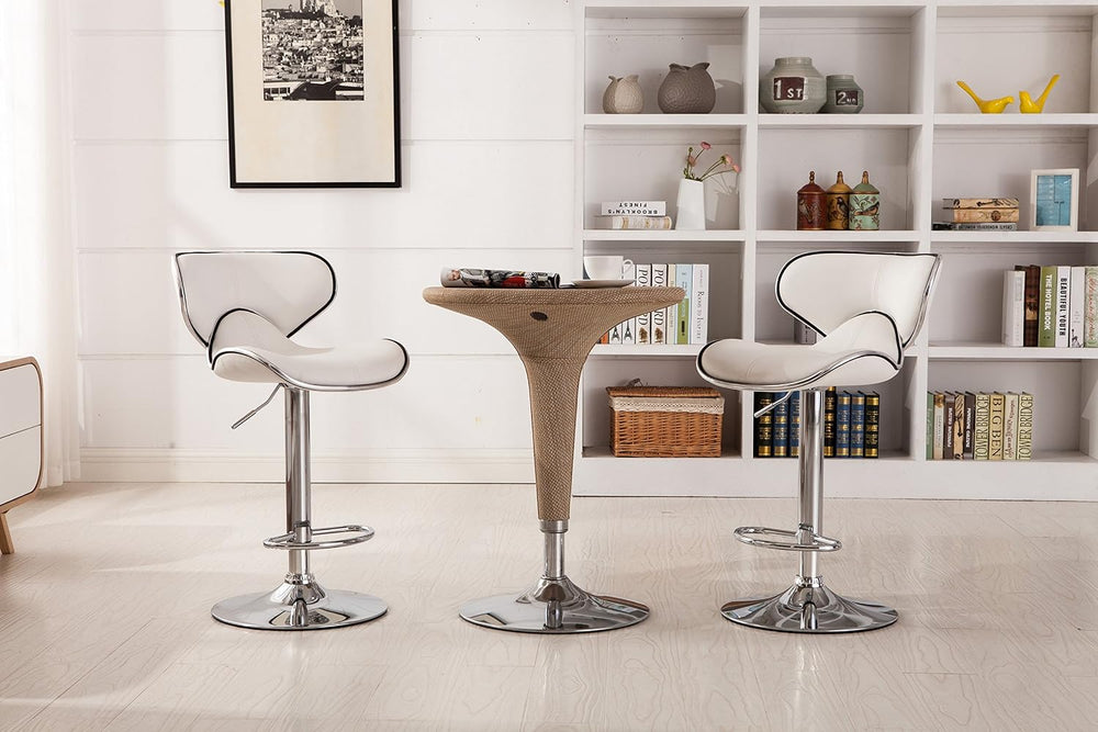 Roundhill Furniture Masaccio Cushioned Leatherette Upholstery Airlift Adjusta...