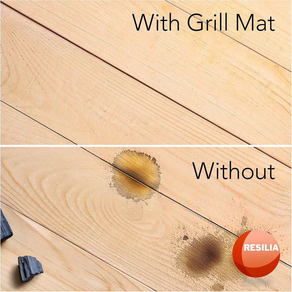 RESILIA Christmas Tree Mat - Heavy-Duty Floor Protector, Waterproof & Sta...