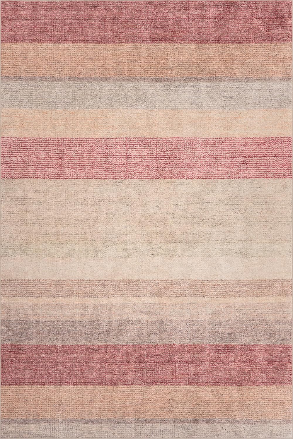 Dash & Albert Noa Multicolor Striped Washable Rug, 8'6"x11'6...