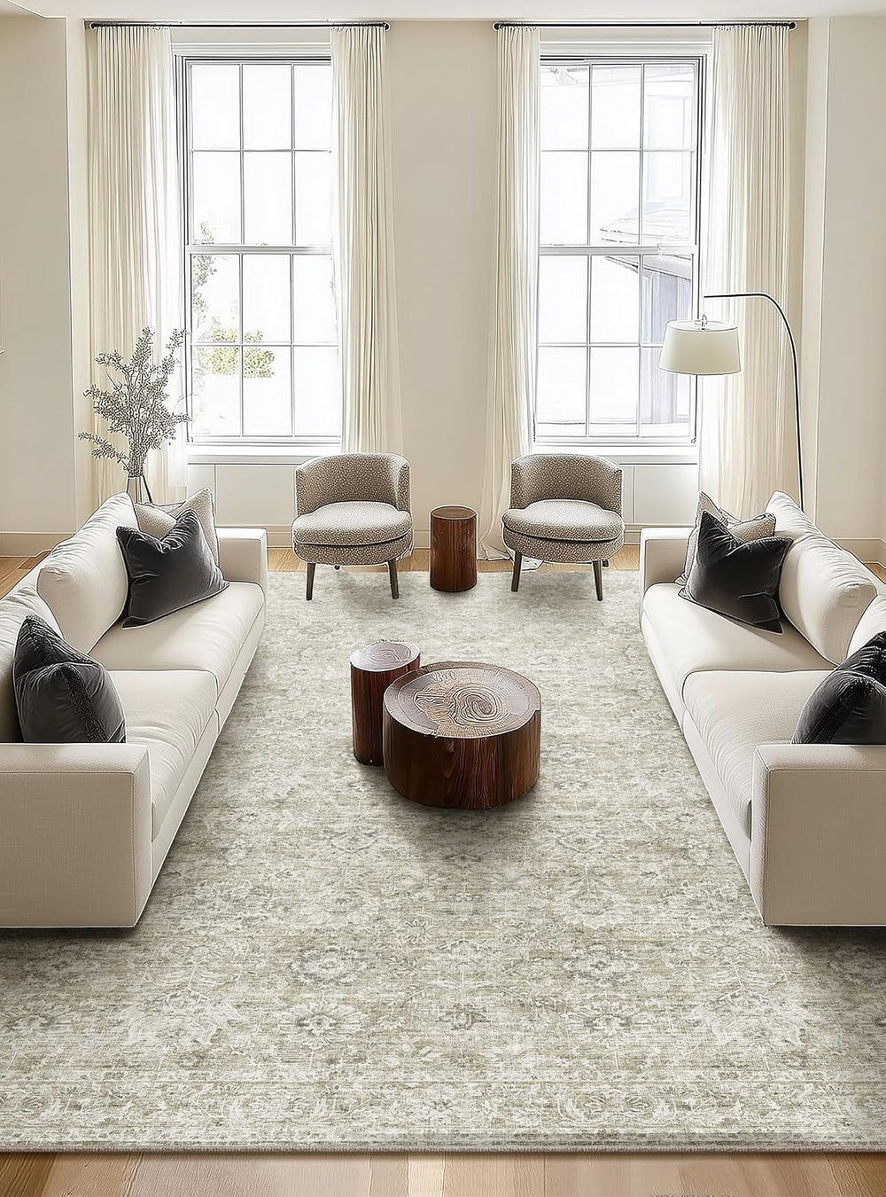 Machine Washable Rugs for Living Room: 10x14 Area Rugs for Bedroom