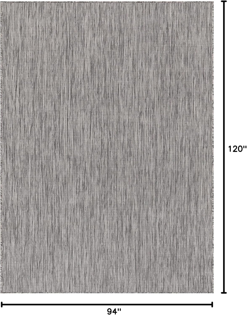 Washable Indoor Outdoor Rug 8x10 Weather Resistant Area Rugs Modern Solid for...