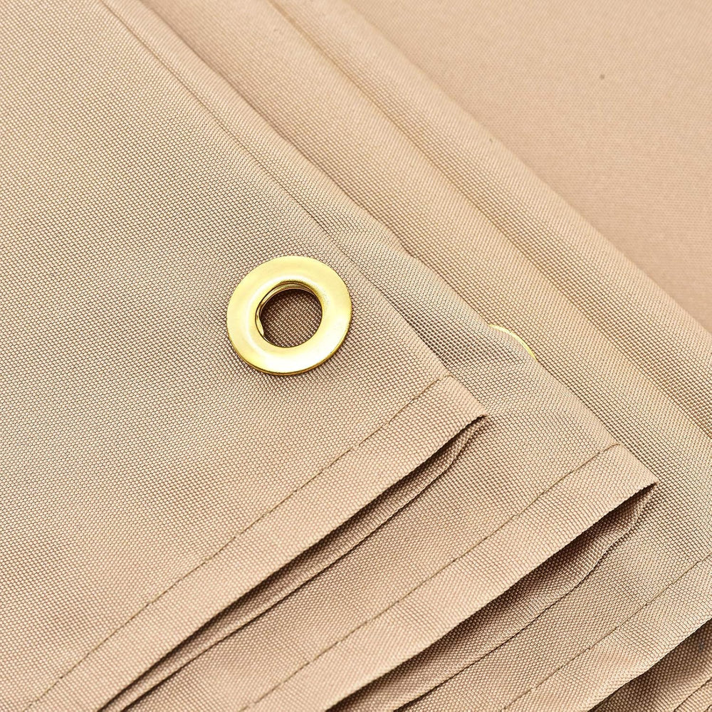 Tangkula 16.7x6.7 Ft Pergola Replacement Canopy Shade Cover, Beige