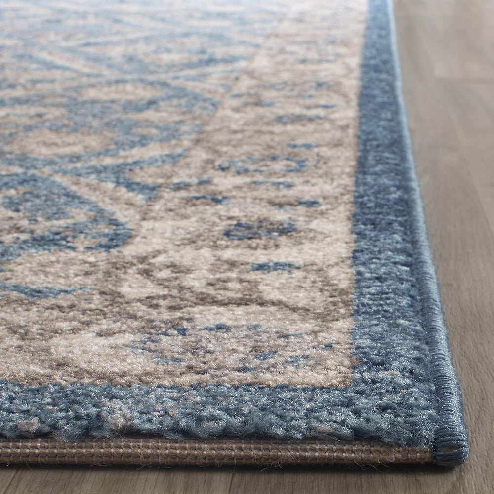 SAFAVIEH Sofia Collection Area Rug - 8' x 10', Blue & Beige, Vint...