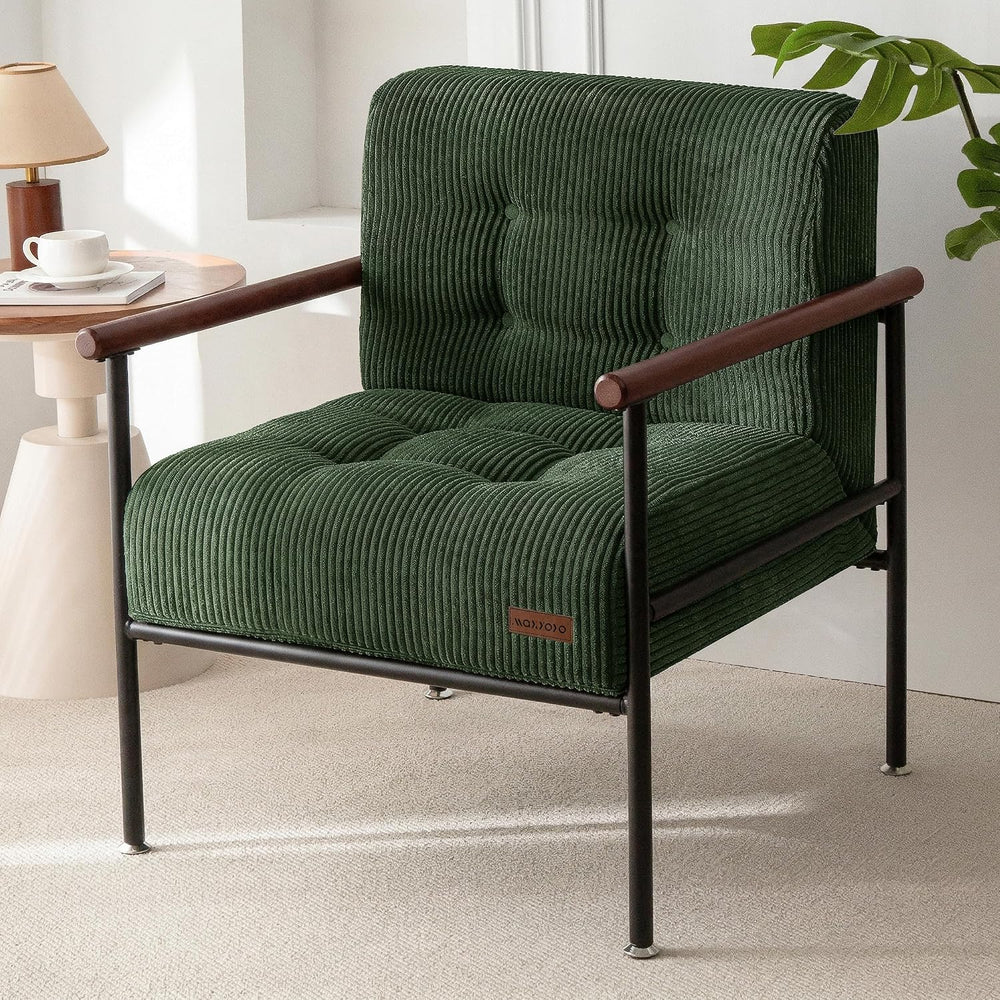 MAXYOYO Living Room Accent Chair, Modern Chair with Metal Frame