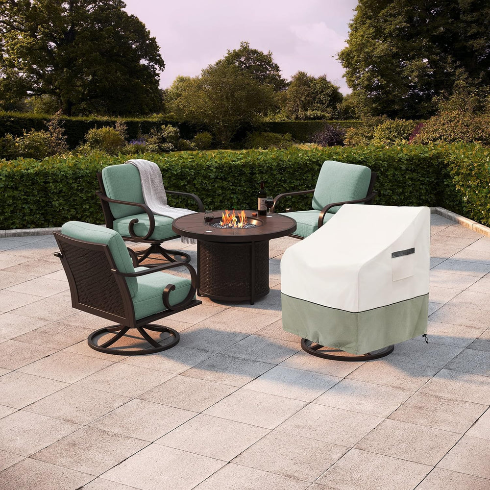Outdoor Swivel Lounge Chair Cover 2 Pack,Waterproof Heavy Duty Outdoor Chair ...