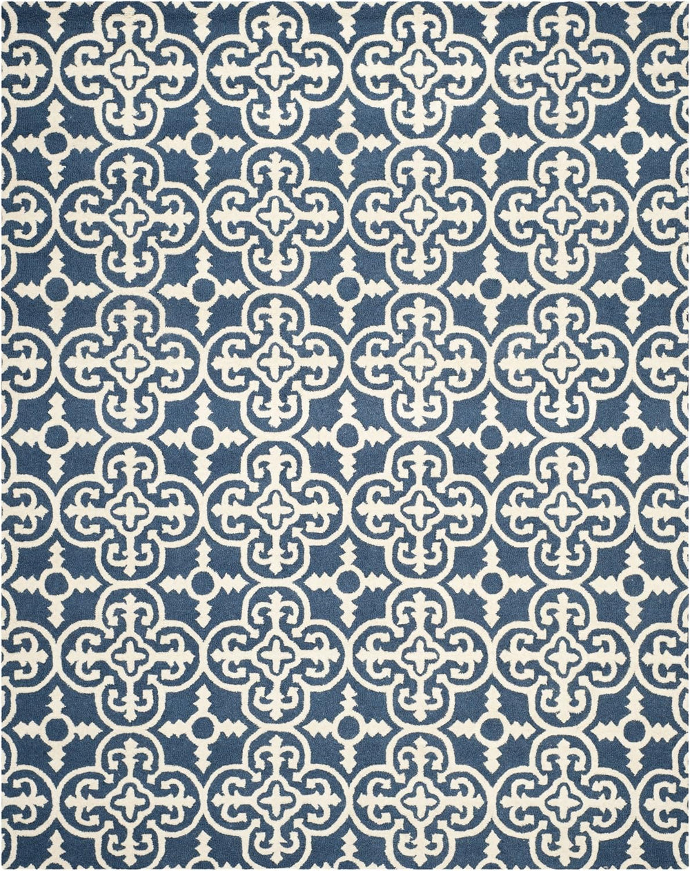 SAFAVIEH Cambridge Collection Area Rug - 10' x 14', Navy & Ivory,...