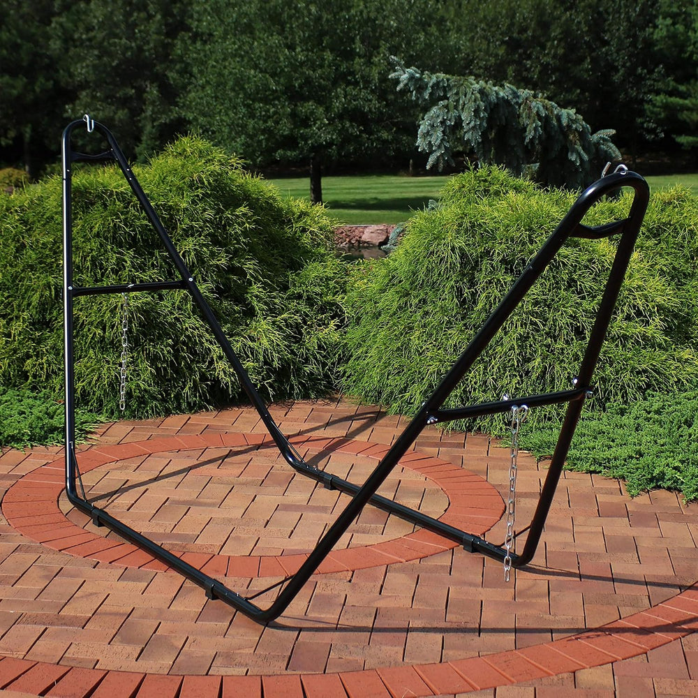 Sunnydaze Universal Heavy-Duty Hammock Stand for Outside, Chains Included