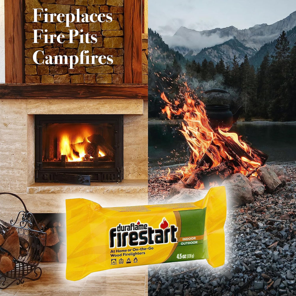 Duraflame Fire Starter for Indoor and Outdoor Use - Quick Ignition Logs for B...