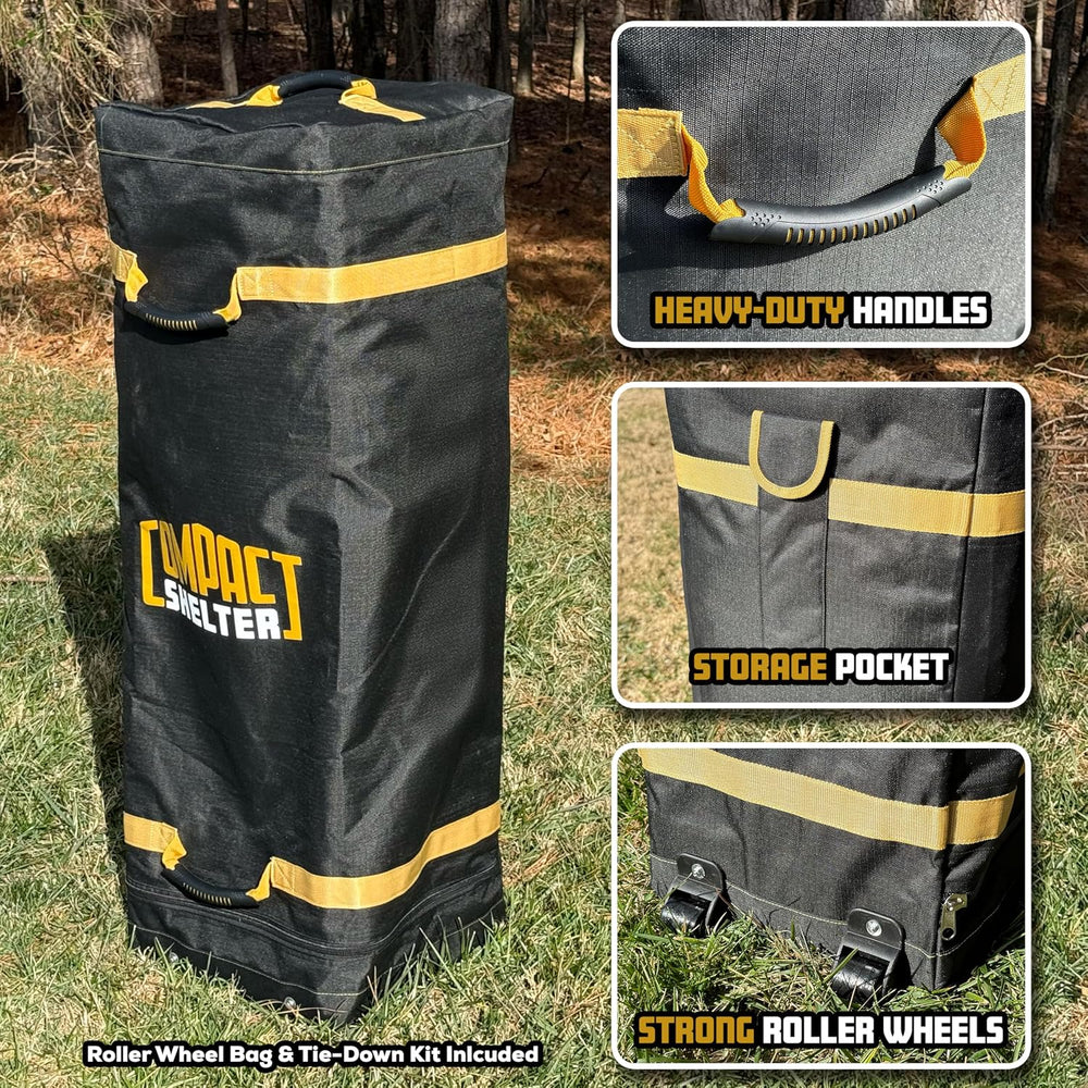8x8 Heavy Duty Pop Up Canopy by Compact Shelter - Easy Setup, Commercial Grad...
