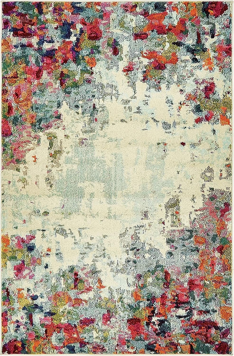 Unique Loom Chromatic Collection Area Rug - Joyous (4' 1" x 6' 1...