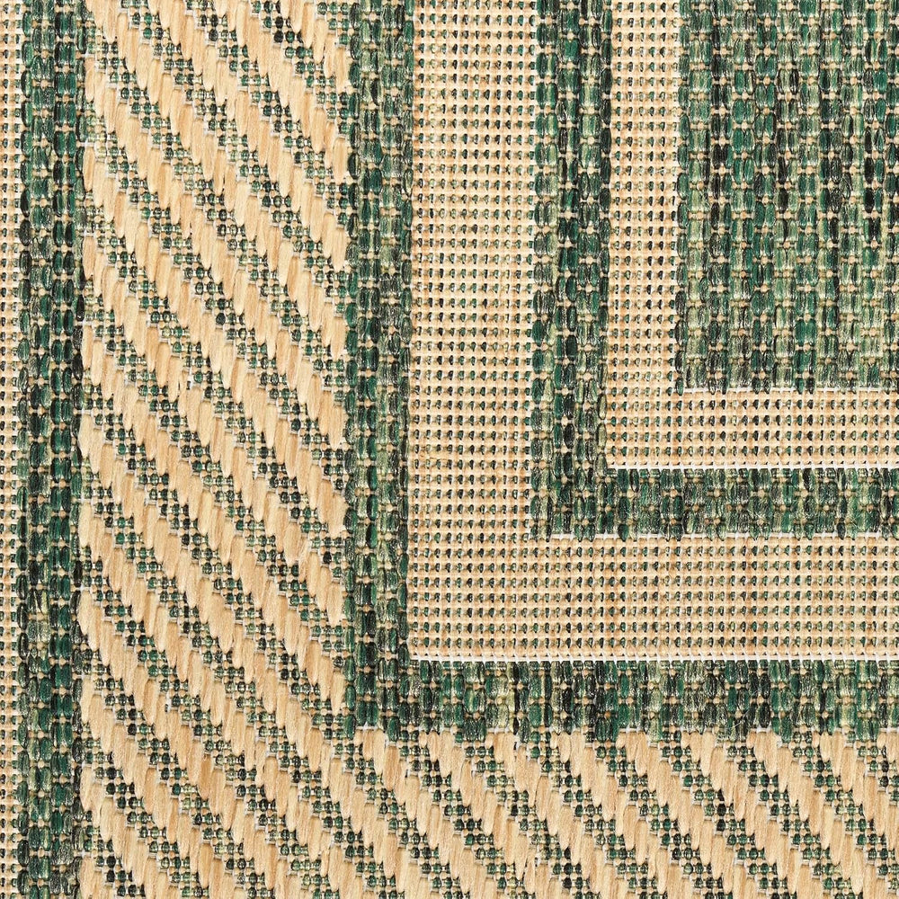 Nourison Home Horizon Indoor/Outdoor Green 9' x 12' Area Rug - Easy C...