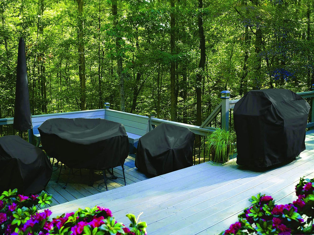 Smart Living 2D-FP60001 Home and Garden Fire Pit Cover with Level 4 UV Protec...