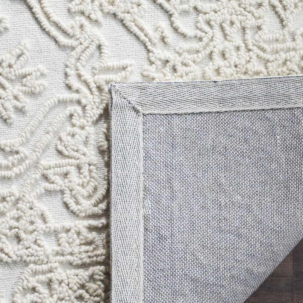SAFAVIEH Trace Collection Area Rug - 10' x 14', Ivory, Handmade Wool,...