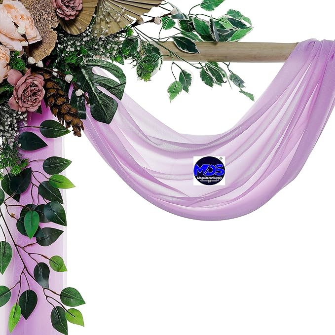 MDS Halloween Chiffon Draping Fabric - 2 Panel, 30" Wide x 30ft Long - S...