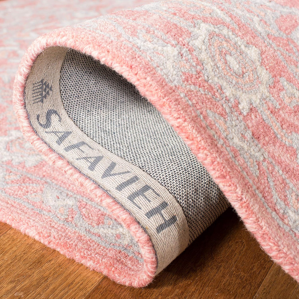 SAFAVIEH Micro-Loop Collection X-Large Area Rug - 11' x 15', Pink &am...