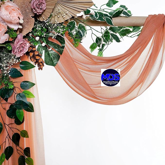 MDS Halloween Chiffon Draping Fabric - 1 Panel, 30" Wide x 40ft Long - S...