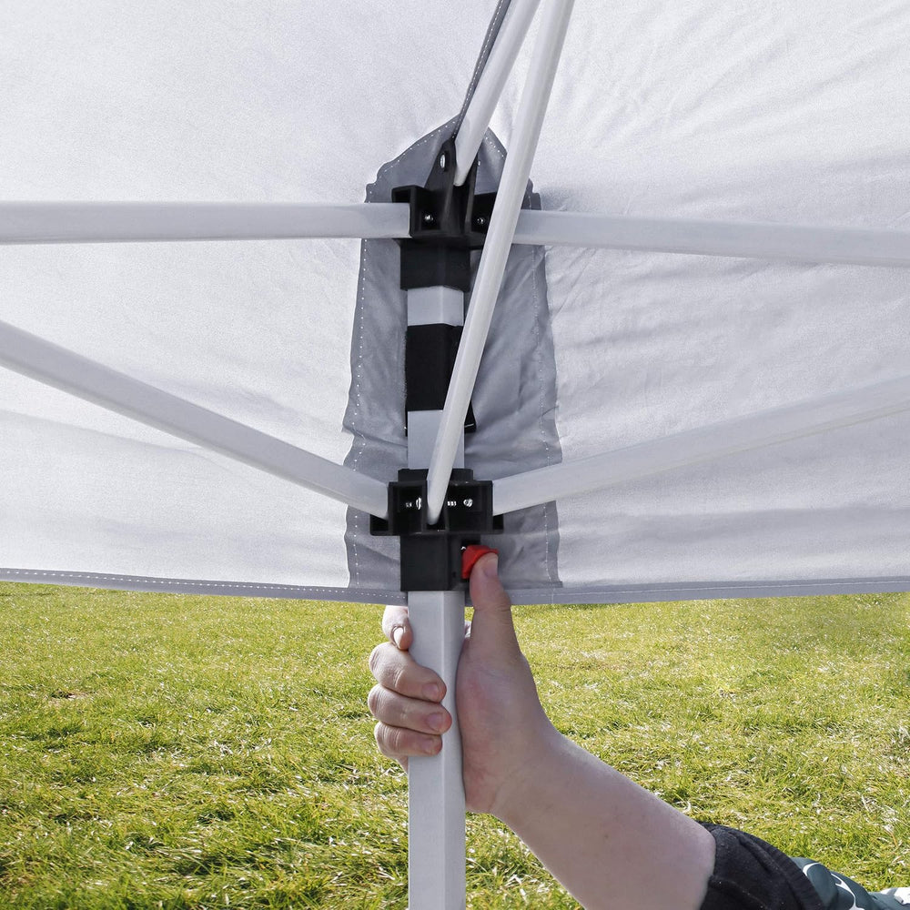 10 x 10 FT Pop Up Canopy Tent - Instant Outdoor Canopy with Wheeled Carry Bag...