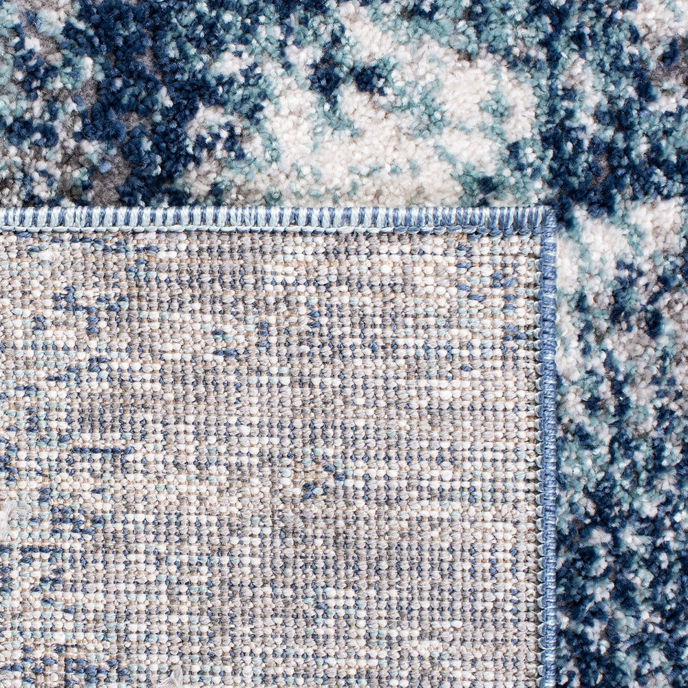 SAFAVIEH Aston Collection Area Rug - 10' x 14', Navy & Grey, Mode...