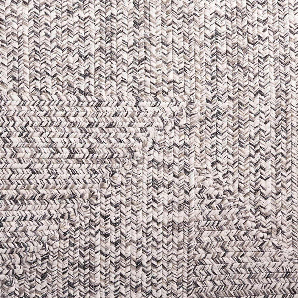 SAFAVIEH Braided Indoor/Outdoor Accent Rug 3x5, Grey & Ivory BRA201F