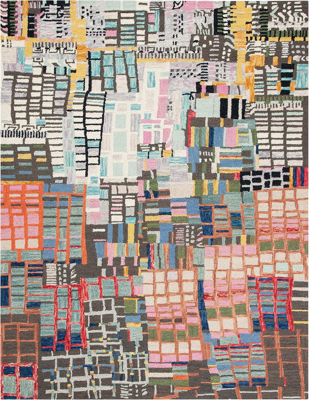 SAFAVIEH Aspen Collection X-Large Area Rug - 11' x 15', Ivory & B...