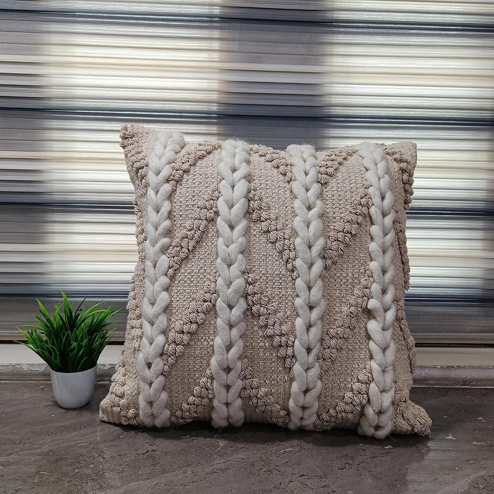 Trade Star 100% Cotton Throw Pillow Case Premium Quality Modern Super Soft De...