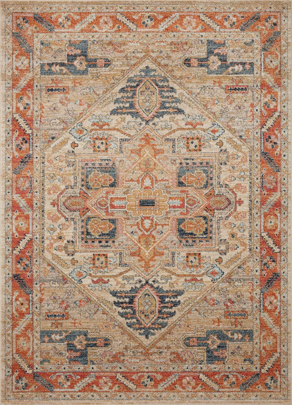 Loloi Jocelyn Sand/Multi 7'-10" x 10' Area Rug