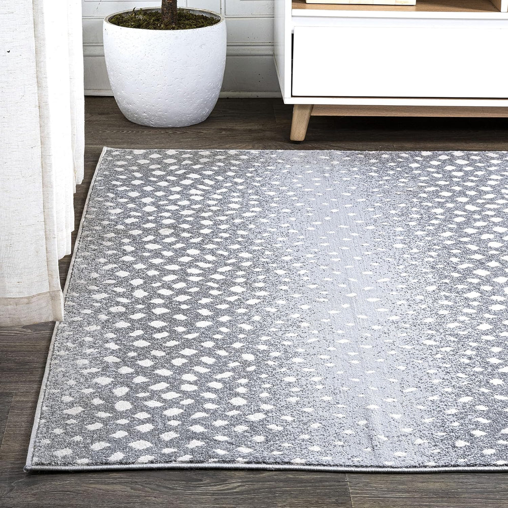 JONATHAN Y Antelope Modern Light Gray/Cream Indoor Area Rug, 8x10, Animal Pri...