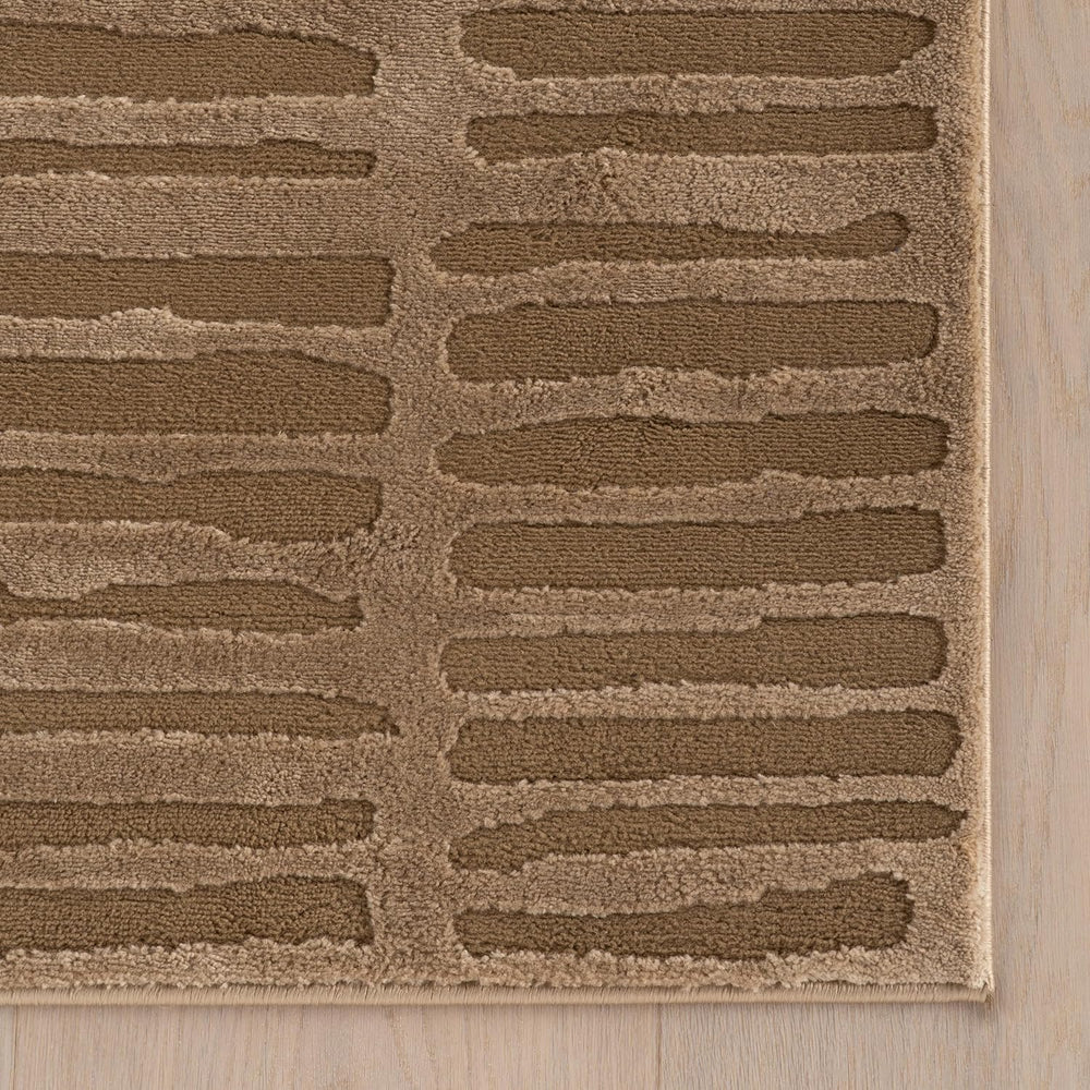 nuLOOM Kailani Sand Abstract Washable Area Rug, 9' x 12'