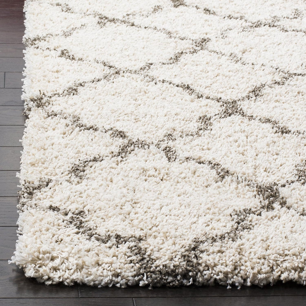 SAFAVIEH Hudson Shag Collection Area Rug - 10' x 14', Ivory & Gre...