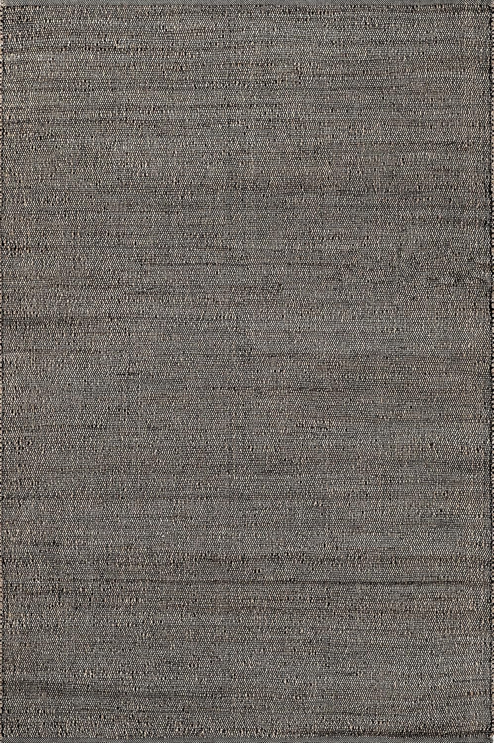 nuLOOM Elfriede Charcoal Solid Flatweave Area Rug, 12' x 15'