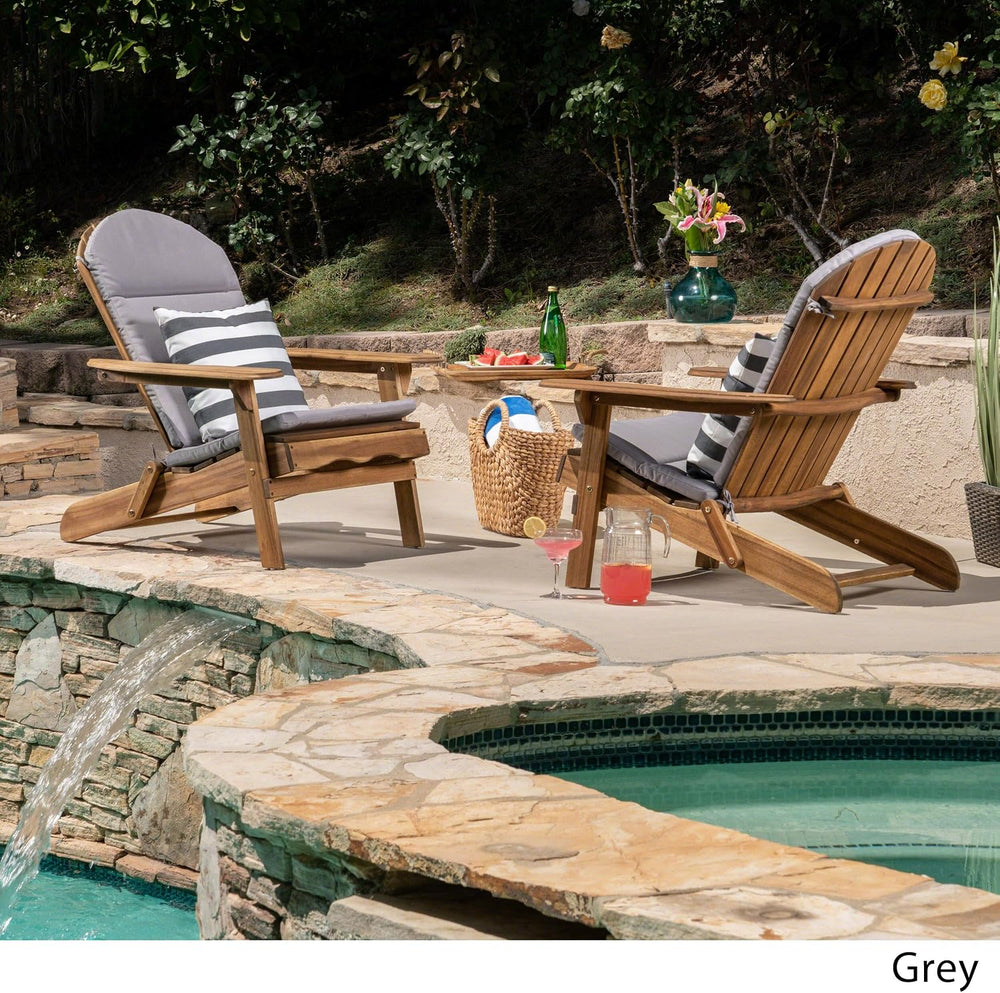 Christopher Knight Home Terry Outdoor Water-Resistant Adirondack Chair Cushio...
