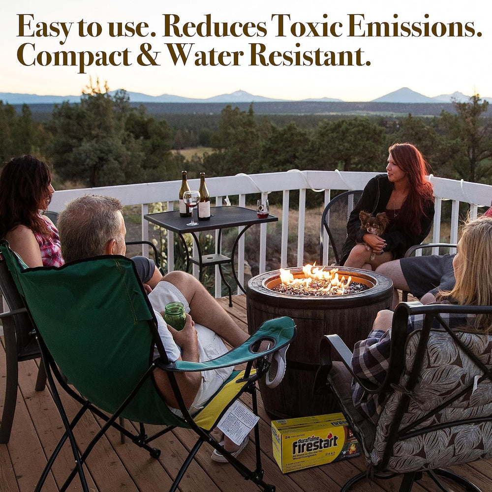Duraflame Fire Starter for Indoor and Outdoor Use - Quick Ignition Logs for B...