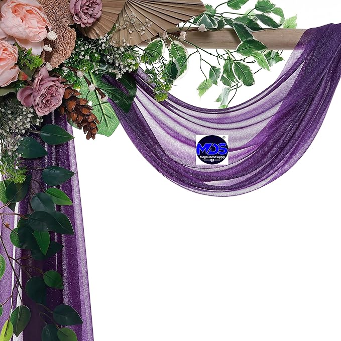 MDS Halloween Chiffon Draping Fabric - 2 Panel, 30" Wide x 100ft Long - ...