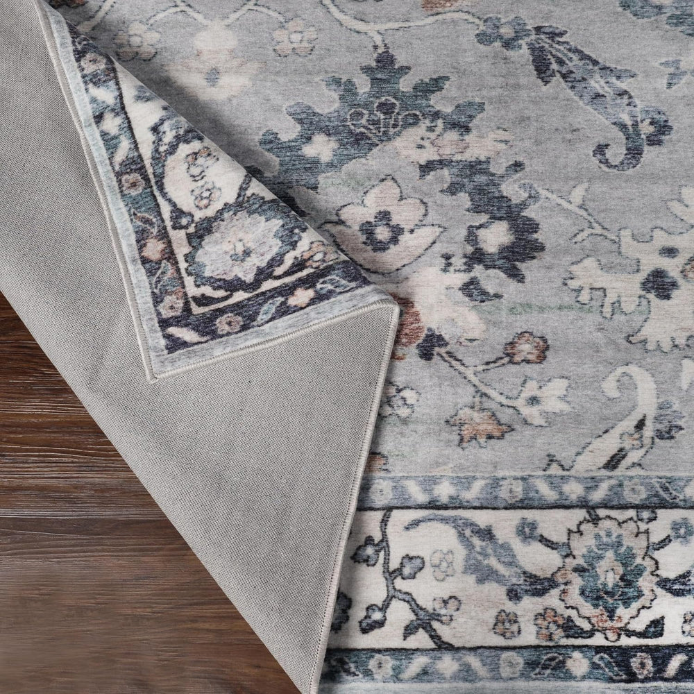 SUPERIOR Washable Indoor Large Area Rug, Nylon, Foldable, Modern Home Decor, ...