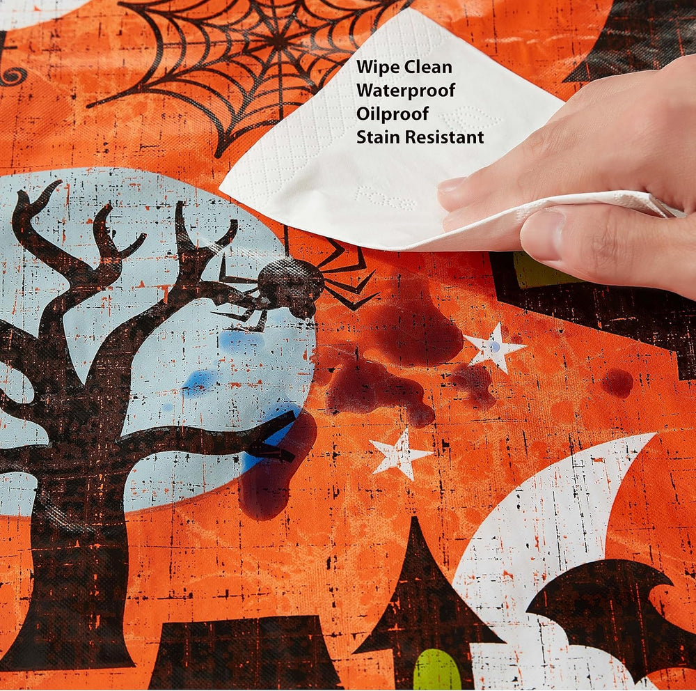 Newbridge Halloween Scream 60 x 120 Inch Rectangle Vinyl Tablecloth