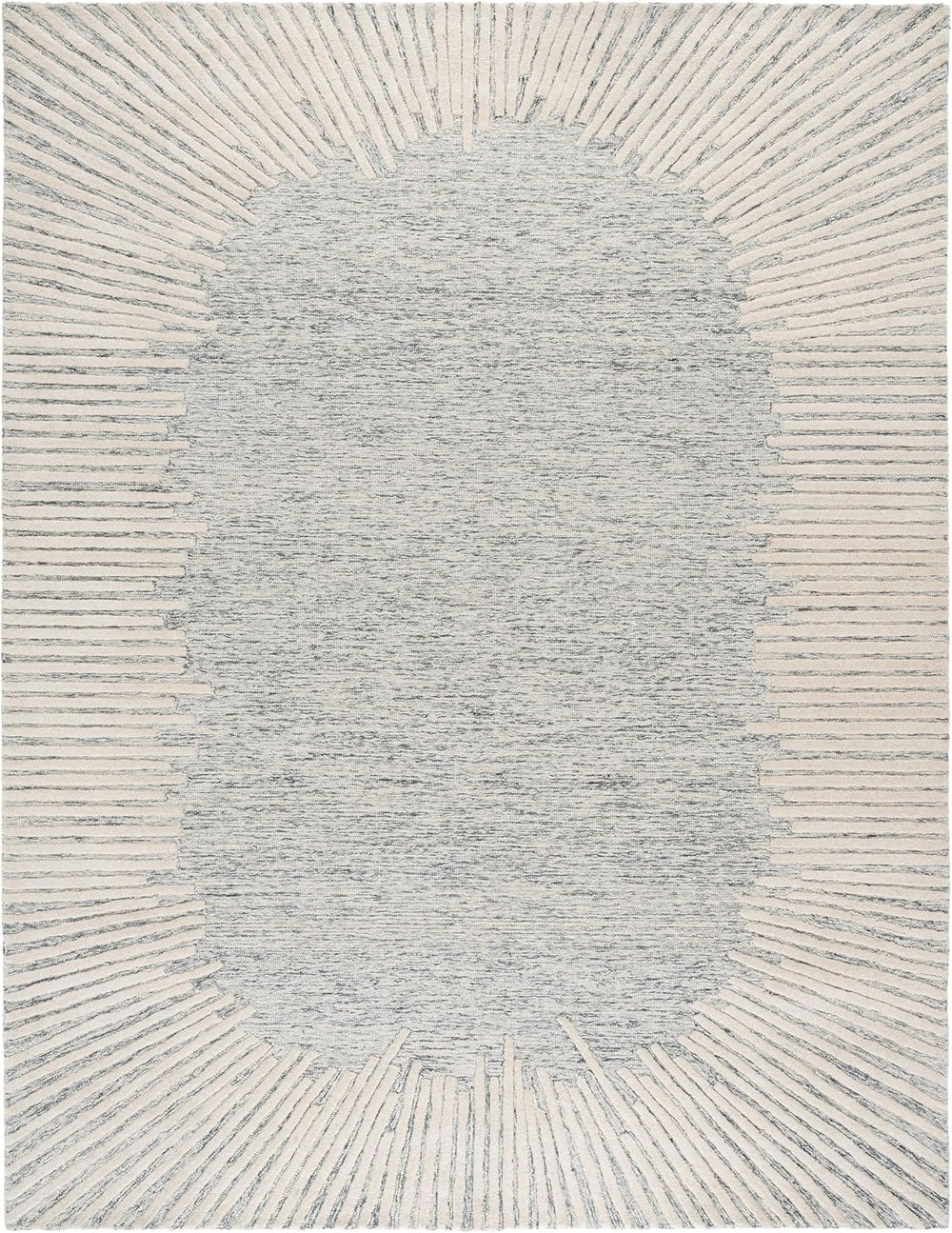 SAFAVIEH Abstract Collection Area Rug - 11' x 15', Grey & Ivory, ...