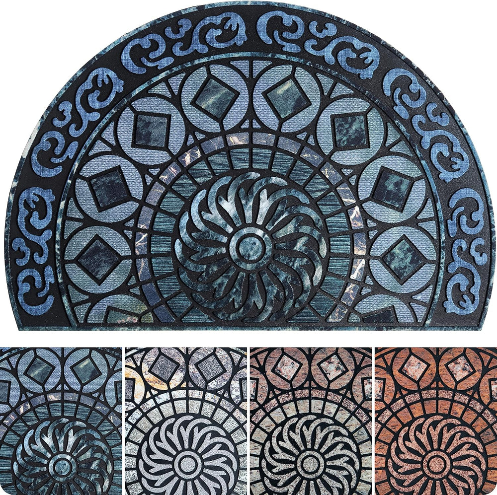 ubdyo Warm & Stylish Front Door Mat - Doormat Entrance - Blue, 23" x...