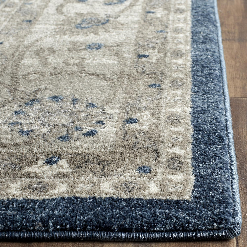 SAFAVIEH Sofia Collection Area Rug - 8' x 10', Blue & Beige, Vint...