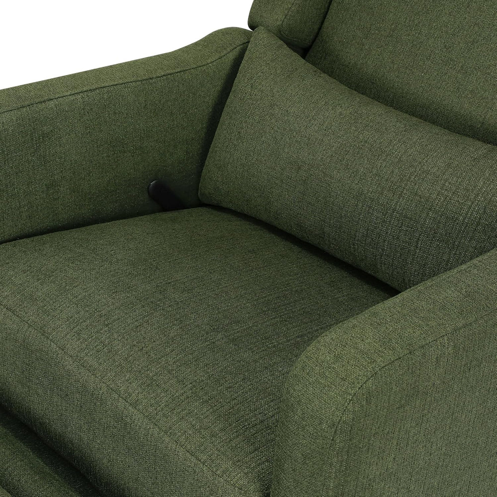 DaVinci Carter's Arlo Recliner, Performance Forest Green Linen